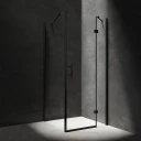 cabine de douche rectangulaire à porte oscillante, 120 x 100 cm