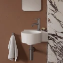 vasque à poser/suspendu - droite, 33 x 34 cm