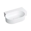 countertop/wall-mounted basin - right, 55 x 36 cm