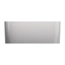 back to wall bath, 148 x 86 cm