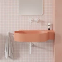 umywalka nablatowa/wisząca - prawa, 64 x 44 cm