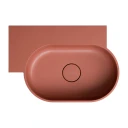 countertop/wall-mounted basin - left, 55 x 36 cm