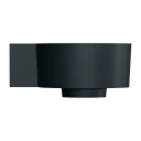 vasque à poser/suspendu - gauche, 33 x 34 cm