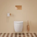 STRONGFRAME stelaż podtynkowy do miski toaletowej z ECO spłukiwaniem + MINIMAL przycisk spłukujący