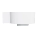 umywalka nablatowa/wisząca - lewa, 33 x 34 cm