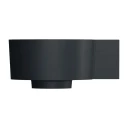 countertop/wall-mounted basin - right, 33 x 34 cm