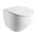 Wand-WC SILENT POWER™ mit WC-Sitz mit Absenkautomatik, 54 x 37 cm