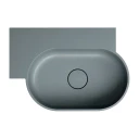 umywalka nablatowa/wisząca - lewa, 55 x 38 cm