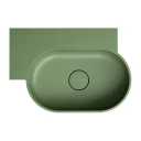 umywalka nablatowa/wisząca - lewa, 55 x 38 cm