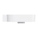 countertop/wall-mounted basin - left, 55 x 36 cm