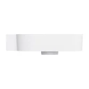 countertop/wall-mounted basin - left, 55 x 36 cm