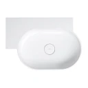 countertop/wall-mounted basin - left, 64 x 44 cm