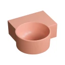 vasque à poser/suspendu - droite, 33 x 34 cm