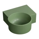 countertop/wall-mounted basin - right, 33 x 34 cm