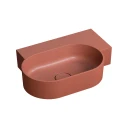countertop/wall-mounted basin - right, 55 x 36 cm