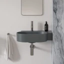 vasque à poser/suspendu - droite, 55 x 36 cm