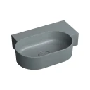 countertop/wall-mounted basin - right, 55 x 36 cm