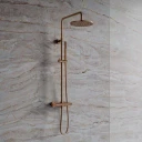thermostatic shower system for exposed installation