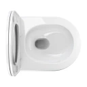 wall-mounted toilet SILENT POWER™ with soft-close seat, 49 x 37 cm
