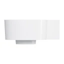 vasque à poser/suspendu - droite, 33 x 34 cm