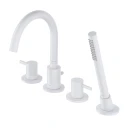 4-hole bath mixer