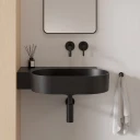 vasque à poser/suspendu - gauche, 64 x 44 cm