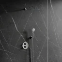 thermostatic shower system for concealed installation