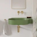 vasque à poser/suspendu - droite, 64 x 44 cm