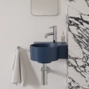 vasque à poser/suspendu - droite, 33 x 34 cm