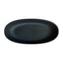 baignoire îlot trop-plein, 160 x 75 cm