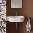 umywalka nablatowa/wisząca - lewa, 55 x 38 cm