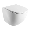 Wand-WC SILENT POWER™ mit WC-Sitz mit Absenkautomatik, 54 x 37 cm
