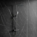 thermostatic shower system for exposed installation