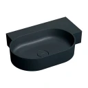 vasque à poser/suspendu - droite, 64 x 44 cm