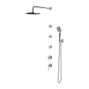 shower system for concealed installation with body jets
