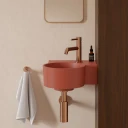 countertop/wall-mounted basin - right, 33 x 34 cm