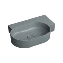 countertop/wall-mounted basin - right, 64 x 44 cm