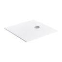 receveur de douche antidérapant en conglomérat, 80 x 80 cm