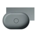 countertop/wall-mounted basin - right, 64 x 44 cm