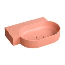 umywalka nablatowa/wisząca - lewa, 64 x 44 cm