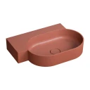 countertop/wall-mounted basin - left, 64 x 44 cm