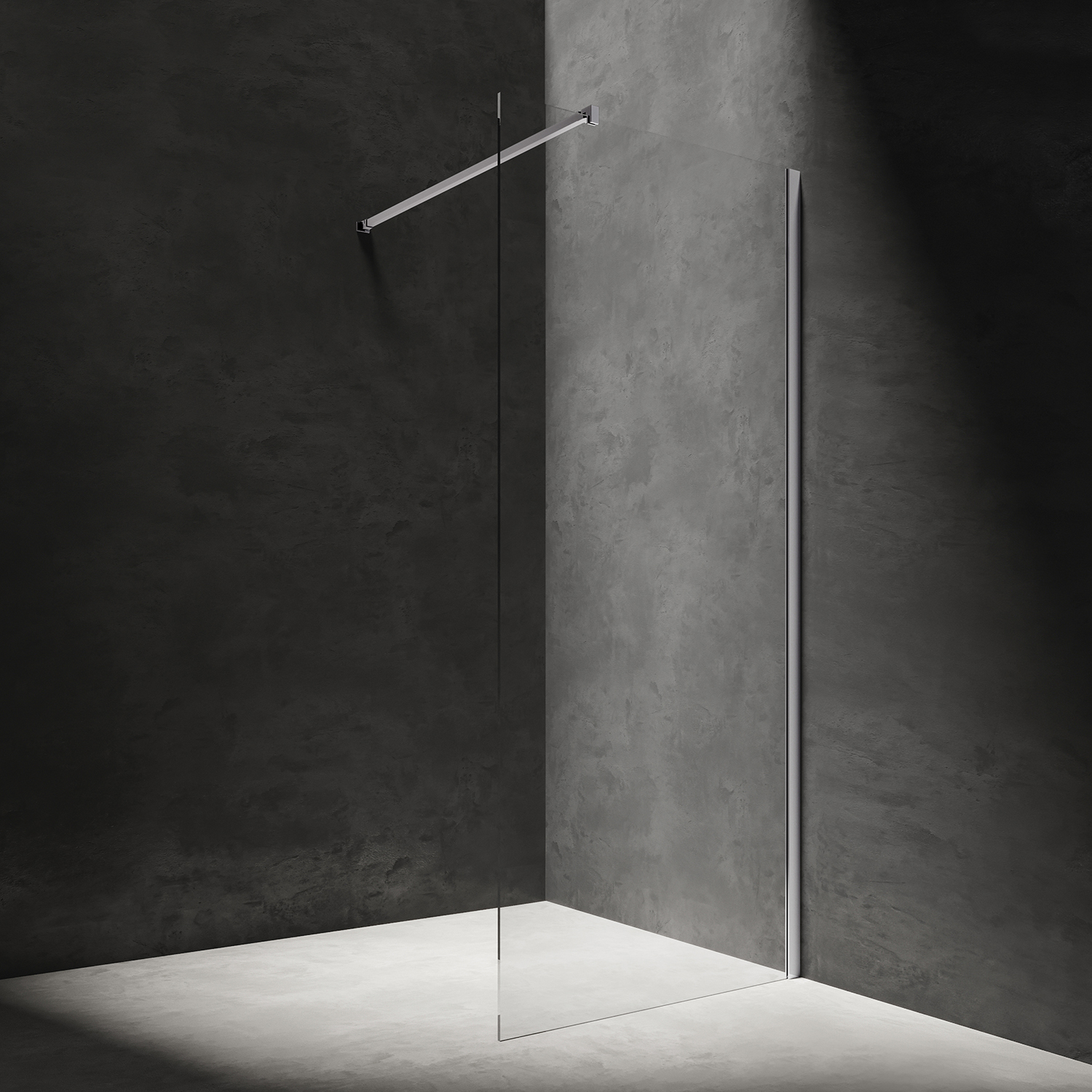 walk-in shower enclosure, 120 cm