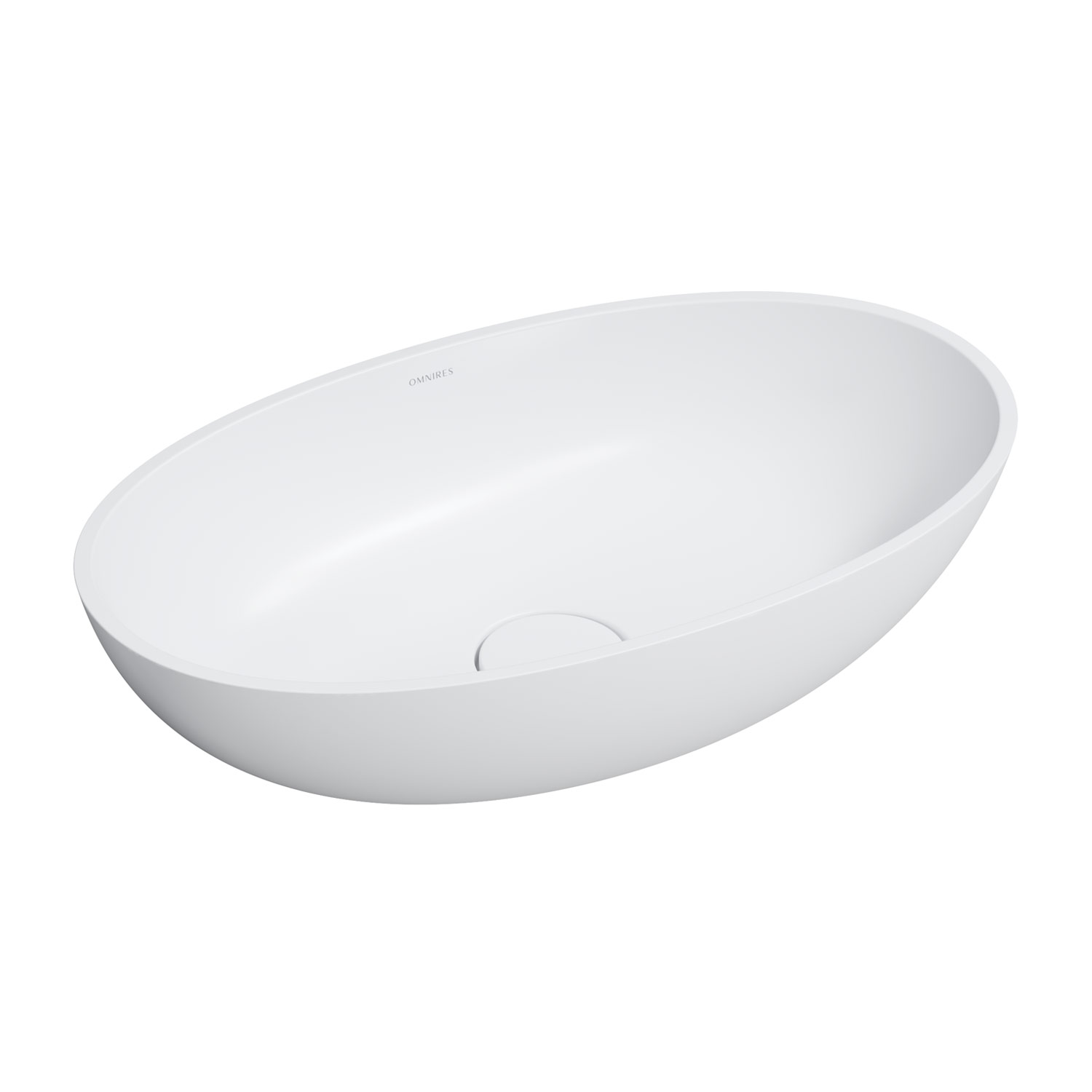 countertop basin, 60 x 35 cm