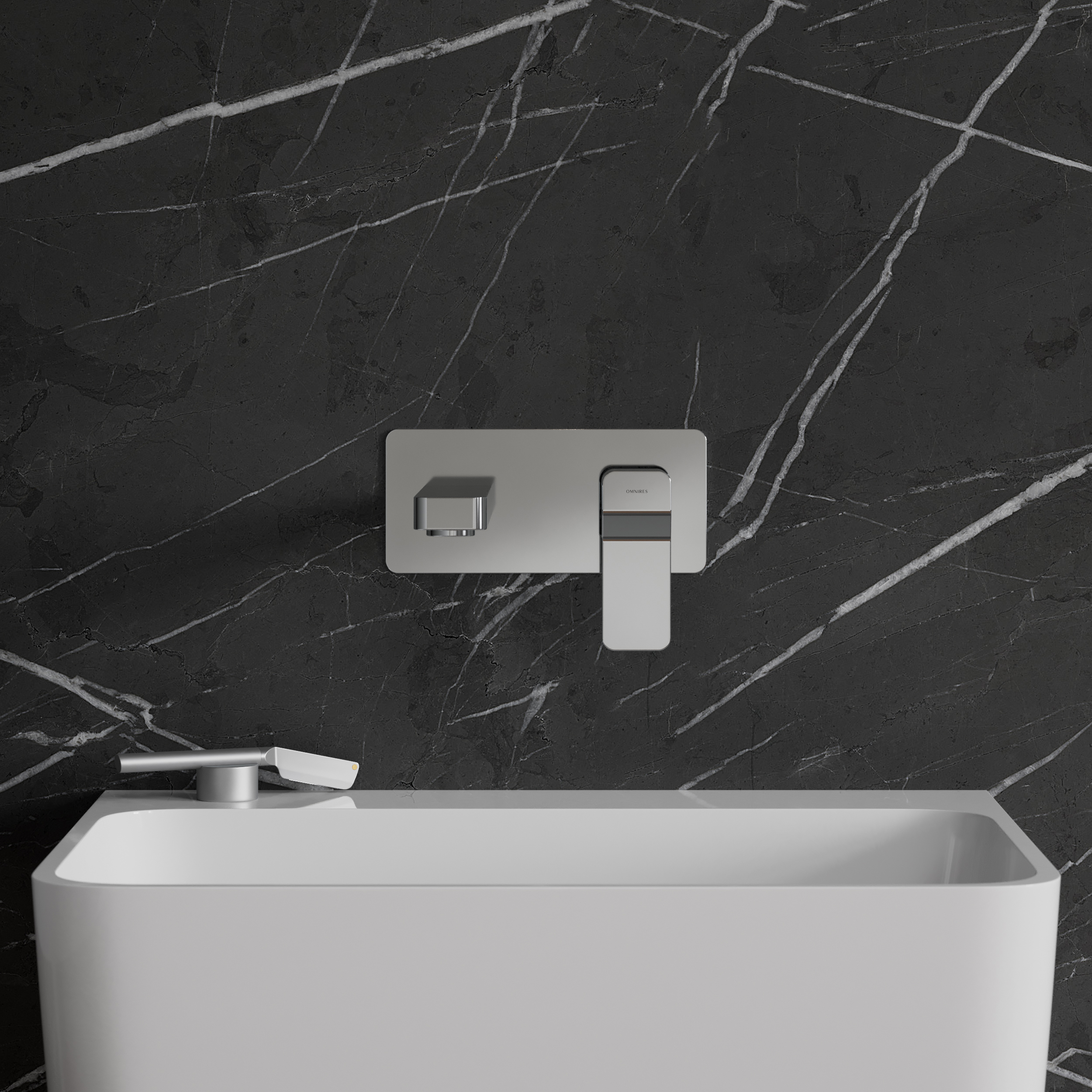 basin mixer for concealed installation