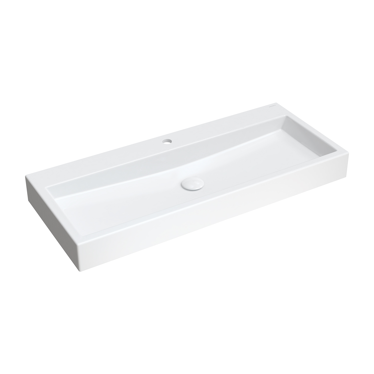 countertop/wall-mounted basin, 100 x 42 cm