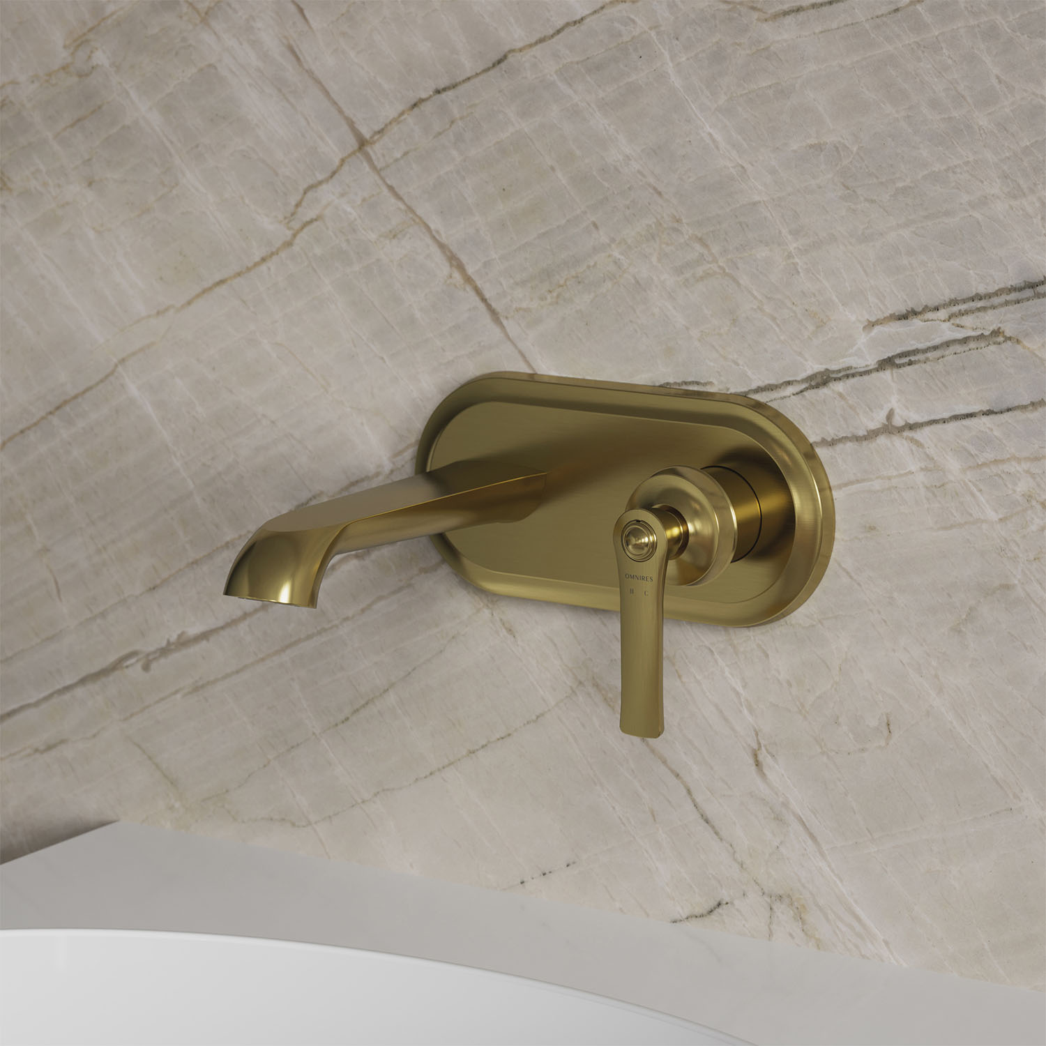 basin mixer for concealed installation