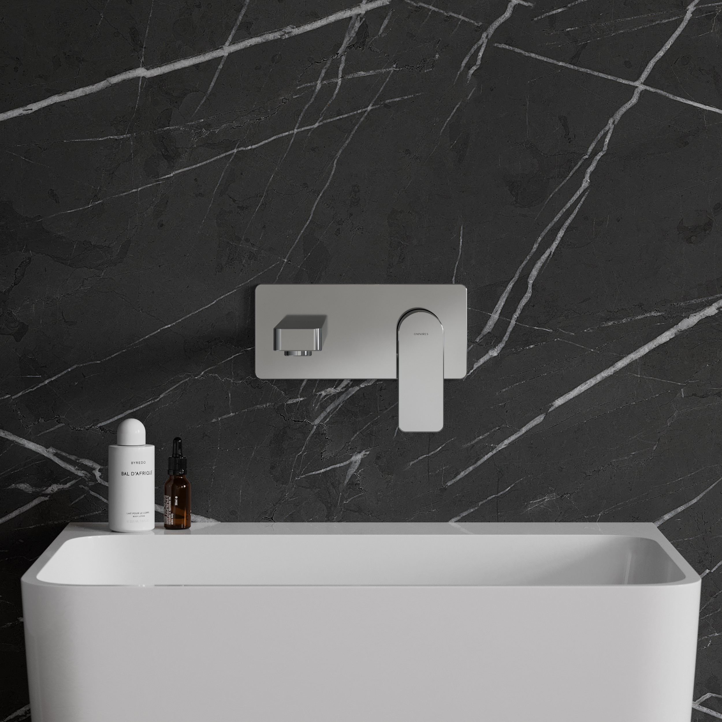 basin mixer for concealed installation