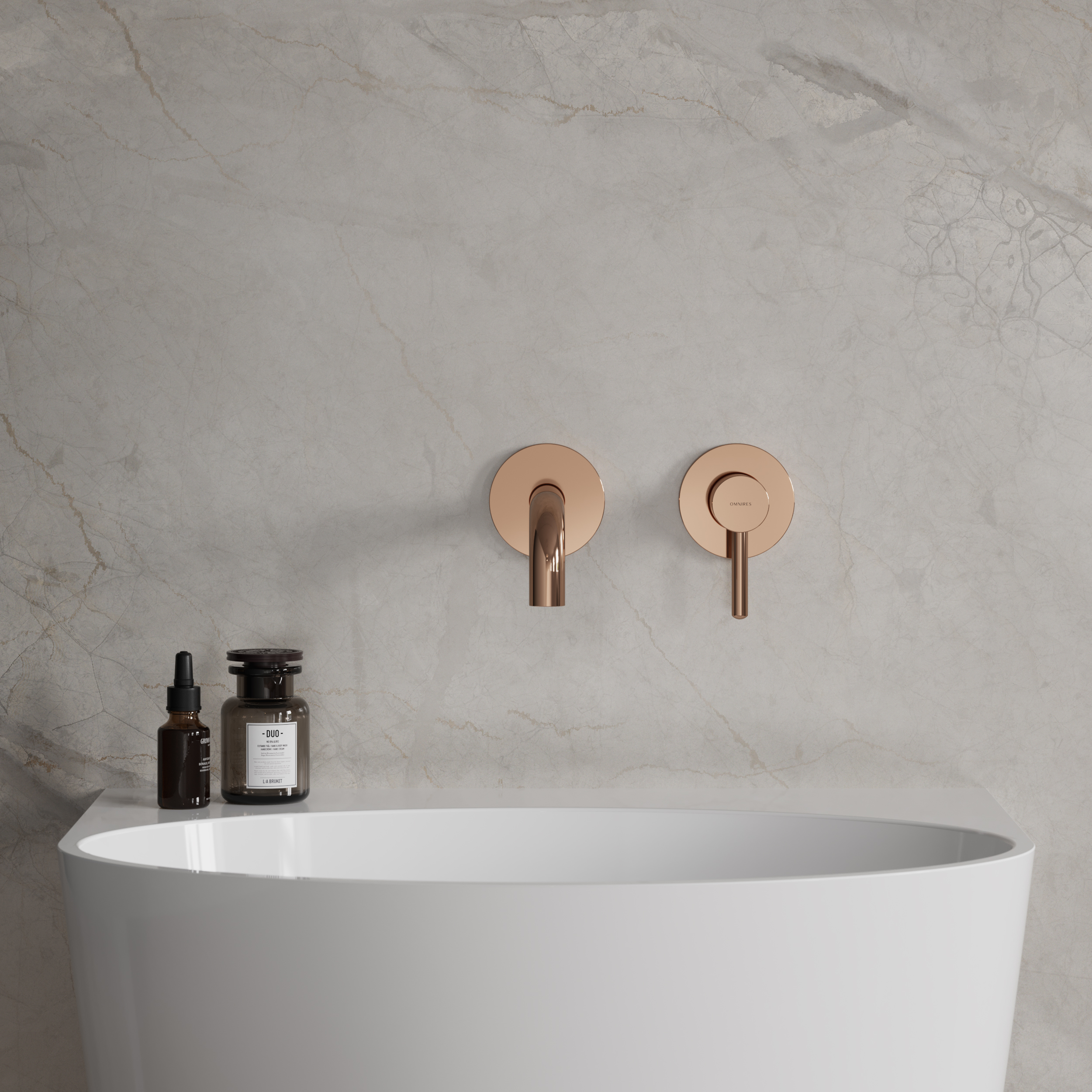 basin mixer for concealed installation