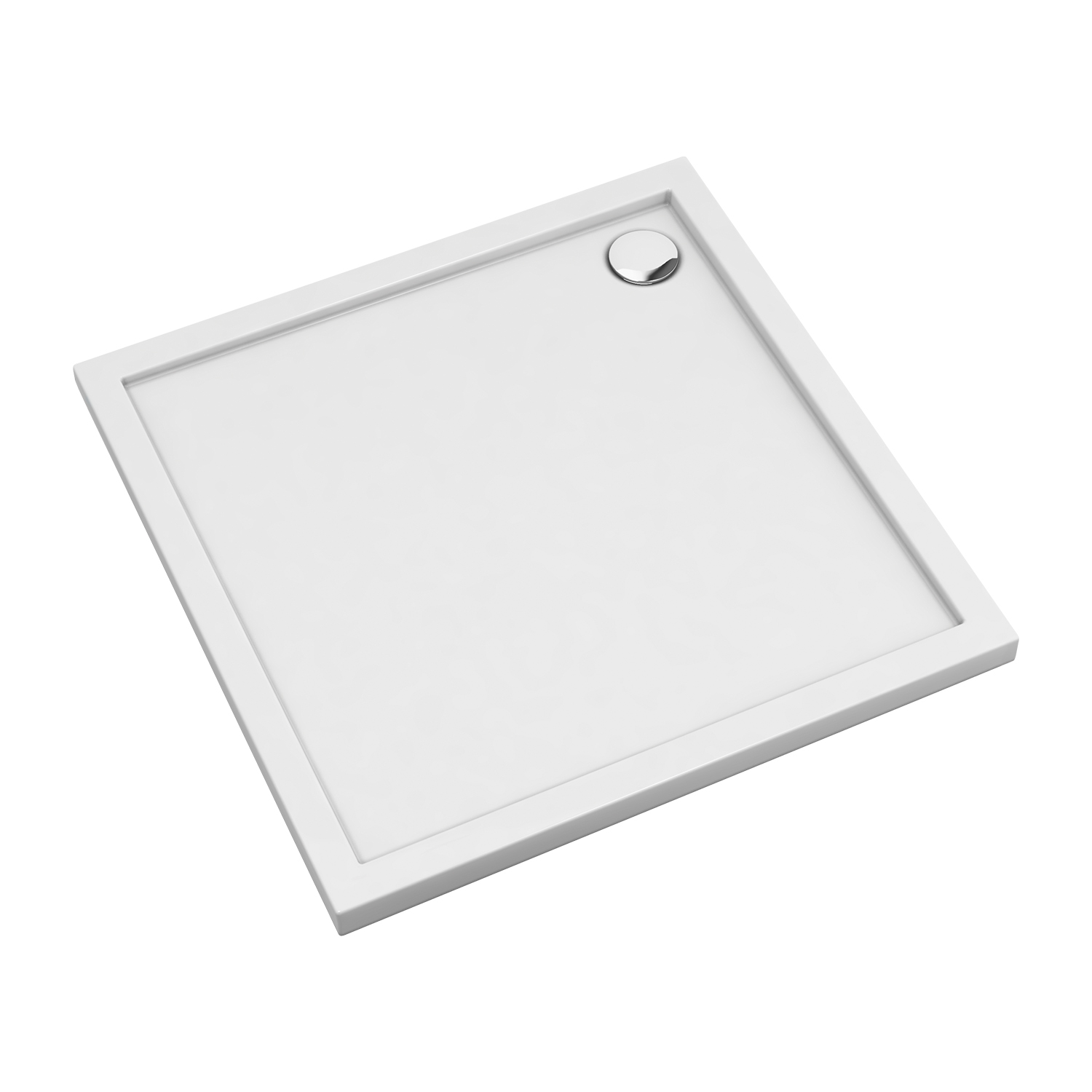 acrylic shower tray, 80 x 80 cm